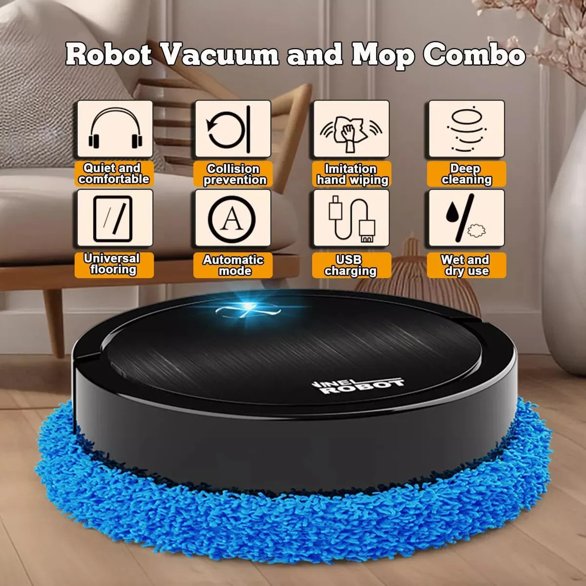 🤖 Limpiador Inteligente Robot – Tu Casa Siempre Impecable ✨